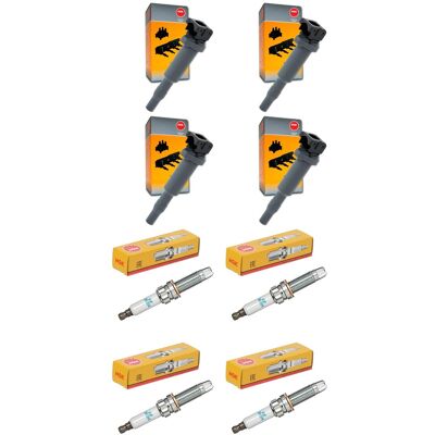 4x Ngk Zündspulen + Zündkerzen Passend Für Bmw E81 E87 E88 116i-120i E90 E60 N43: Zündkerze Bmw: 0034091 Bmw: 0038349 Bmw: 12120034091 Bmw: 1212003834 4x Ngk Zündspulen + Zündkerzen Passend Für Bmw E81 E87 E88 116i-120i E90 E60 N43: Zündkerze Bmw: 0034091 Bmw: 0038349 Bmw: 12120034091 Bmw: 1212003834