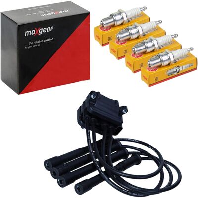 Maxgear Zündspule+leitung+ngk Kerzen Passend Für Renault Clio 2 D4f 722 Bis 2007: Zündkerze Bogap: R1514114 Dacia: 8200322273 Denso: Xe20hru9 Hella: 8 Maxgear Zündspule+leitung+ngk Kerzen Passend Für Renault Clio 2 D4f 722 Bis 2007: Zündkerze Bogap: R1514114 Dacia: 8200322273 Denso: Xe20hru9 Hella: 8