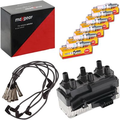 MAXGEAR + Weitere Maxgear Zündspule+leitungssatz+ngk Kerzen Passend Für 2.8 Vr6 Vw Sharan Golf Iii: Zündkerze Audi: 101000035ah Bentley: 101000035ah Beru By Driv: Z173 MAXGEAR + Weitere Maxgear Zündspule+leitungssatz+ngk Kerzen Passend Für 2.8 Vr6 Vw Sharan Golf Iii: Zündkerze Audi: 101000035ah Bentley: 101000035ah Beru By Driv: Z173