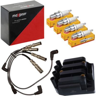 Maxgear Zündspule+zündleitungssatz+ngk Kerzen Passend Für 2.0 Azj Vw Golf 4 Bora: Zündspule Abakus: 12201073 Ap Xenergy: Xe8054 Ashika: Bo0909jm Astem Maxgear Zündspule+zündleitungssatz+ngk Kerzen Passend Für 2.0 Azj Vw Golf 4 Bora: Zündspule Abakus: 12201073 Ap Xenergy: Xe8054 Ashika: Bo0909jm Astem