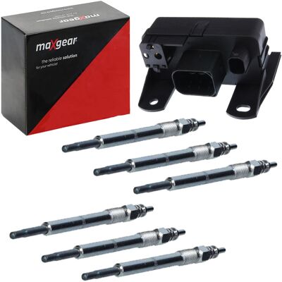 6x Maxgear Glühkerzen+steuergerät Passend Für Mercedes Cdi W203 W210 W463 B903: Glühkerze Ashika: B099 Ashika: B129 Blue Print: Adbp180081 Blue Print: 6x Maxgear Glühkerzen+steuergerät Passend Für Mercedes Cdi W203 W210 W463 B903: Glühkerze Ashika: B099 Ashika: B129 Blue Print: Adbp180081 Blue Print: