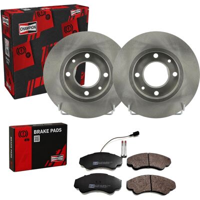 Champion Bremsscheiben + Beläge Vorne Für Fiat Ducato Citroen Jumper + Boxer: Bremsscheibe A.b.s.: 16876 Abakus: 23103312 Abakus: 23104040 Abakus: 231 Champion Bremsscheiben + Beläge Vorne Für Fiat Ducato Citroen Jumper + Boxer: Bremsscheibe A.b.s.: 16876 Abakus: 23103312 Abakus: 23104040 Abakus: 231