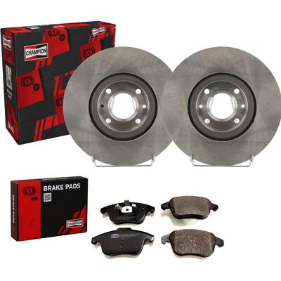 Champion Bremsscheiben 302mm + Beläge Vorne Passend Für Ds Citroen Ds3 Crossback: Bremsbelagsatz, Scheibenbremse A.b.s.: 35040 A.b.s.: 37599 Abakus: 2 Champion Bremsscheiben 302mm + Beläge Vorne Passend Für Ds Citroen Ds3 Crossback: Bremsbelagsatz, Scheibenbremse A.b.s.: 35040 A.b.s.: 37599 Abakus: 2