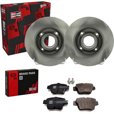 Champion Bremsscheiben 249mm + Beläge Hinten Passend Für Citroen C4 2004-2010: Bremsbelagsatz, Scheibenbremse A.b.s.: 37475 Abakus: 23102078 Aisin: Bp Champion Bremsscheiben 249mm + Beläge Hinten Passend Für Citroen C4 2004-2010: Bremsbelagsatz, Scheibenbremse A.b.s.: 37475 Abakus: 23102078 Aisin: Bp