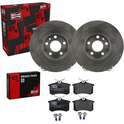 Champion Bremsscheiben+ Beläge Hinten Für Peugeot 807 + Fiat Ulysse + Citroen C8: Bremsbelagsatz, Scheibenbremse A.b.s.: 36623 A.b.s.: 366231 A.b.s.: Champion Bremsscheiben+ Beläge Hinten Für Peugeot 807 + Fiat Ulysse + Citroen C8: Bremsbelagsatz, Scheibenbremse A.b.s.: 36623 A.b.s.: 366231 A.b.s.: