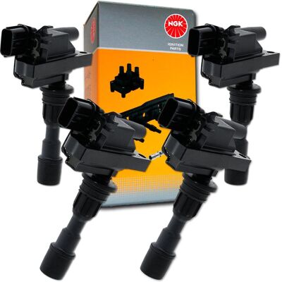 4x Ngk Zündspulee 48242/u4015 Passend Für Mazda 323 F S 4 (bj) 1.5 16v 1.6: Zündspule Abakus: 12201027 Ashika: 7803307 Astemo: 2503931 Blue Print: Adm 4x Ngk Zündspulee 48242/u4015 Passend Für Mazda 323 F S 4 (bj) 1.5 16v 1.6: Zündspule Abakus: 12201027 Ashika: 7803307 Astemo: 2503931 Blue Print: Adm