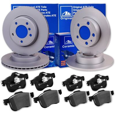Ate Bremsscheiben + Ceramic Beläge Vorne + Hinten Passend Für Audi A3 8v + Tt Fv: Bremsscheibe: 1k0615301aa, 561615301, 5c0615301b, 5c0615301e, 5n0615 Ate Bremsscheiben + Ceramic Beläge Vorne + Hinten Passend Für Audi A3 8v + Tt Fv: Bremsscheibe: 1k0615301aa, 561615301, 5c0615301b, 5c0615301e, 5n0615