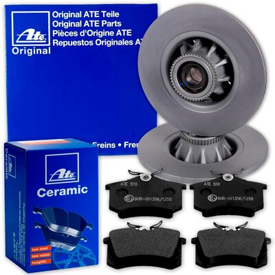 Ate Bremsscheiben 268mm + Ceramic Beläge Hinten Für Citroen C4 Grand / Picasso: Bremsscheibe: 1611840880, 1619238880, 424945, 424946 Bremsbelagsatz, S Ate Bremsscheiben 268mm + Ceramic Beläge Hinten Für Citroen C4 Grand / Picasso: Bremsscheibe: 1611840880, 1619238880, 424945, 424946 Bremsbelagsatz, S