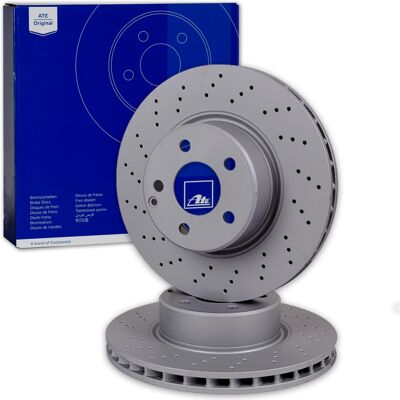 2x Ate Bremsscheiben Hinten 330,0mm Gelocht/innenbel. Passend Für Mercedes-benz: Bremsscheibe A.b.s.: 17567 Ate: 24012601371 Brembo: 09b84221 Delphi: 2x Ate Bremsscheiben Hinten 330,0mm Gelocht/innenbel. Passend Für Mercedes-benz: Bremsscheibe A.b.s.: 17567 Ate: 24012601371 Brembo: 09b84221 Delphi: