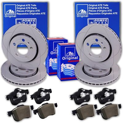 Ate Powerdisc Bremsscheiben + Beläge Vorne + Hinten Für Audi A6 C6 4f Limo Avant: Bremsscheibe: 4f0615301g Bremsbelagsatz, Scheibenbremse: 4e0698151f, Ate Powerdisc Bremsscheiben + Beläge Vorne + Hinten Für Audi A6 C6 4f Limo Avant: Bremsscheibe: 4f0615301g Bremsbelagsatz, Scheibenbremse: 4e0698151f,