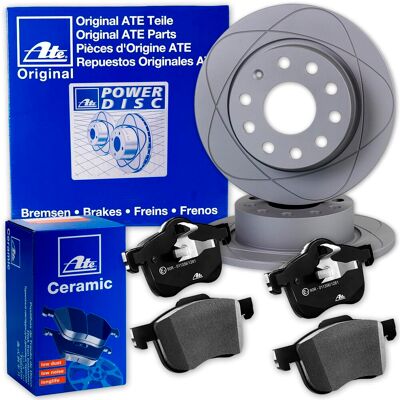 Ate Powerdisc Bremsscheiben + Ceramic Beläge Hinten Für Vw Golf 7 Audi A3 Leon: Bremsscheibe: Vag: 5q0615601d, 1k0615601aa Bremsbelagsatz, Scheibenbre Ate Powerdisc Bremsscheiben + Ceramic Beläge Hinten Für Vw Golf 7 Audi A3 Leon: Bremsscheibe: Vag: 5q0615601d, 1k0615601aa Bremsbelagsatz, Scheibenbre