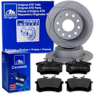 Ate Powerdisc Bremsscheiben + Ceramic Beläge Hinten Für Vw Golf 5 6 Audi A3 Leon: Bremsscheibe A.b.s.: 17520 Abakus: 23104003 Abakus: 231040032 Aisin: Ate Powerdisc Bremsscheiben + Ceramic Beläge Hinten Für Vw Golf 5 6 Audi A3 Leon: Bremsscheibe A.b.s.: 17520 Abakus: 23104003 Abakus: 231040032 Aisin: