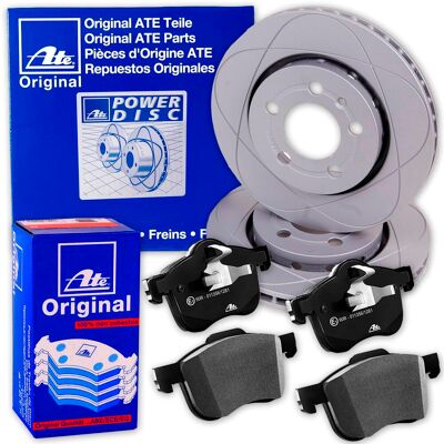 Ate Powerdisc Bremsscheiben 258mm + Beläge Vorne Für Ford Fiesta V Mk5 + Fusion: Bremsbelagsatz, Scheibenbremse A.b.s.: 37195 A.b.s.: 37546 Abakus: 23 Ate Powerdisc Bremsscheiben 258mm + Beläge Vorne Für Ford Fiesta V Mk5 + Fusion: Bremsbelagsatz, Scheibenbremse A.b.s.: 37195 A.b.s.: 37546 Abakus: 23
