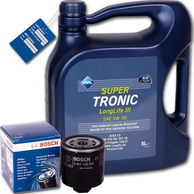 Hausmarke Bosch Ölfilter+5l Aral Supertronic 5w30 Passend Für Toyota Yaris Avensis Corolla: Ölfilter Citroën: 1109az Citroën: 1109y4 Daihatsu: 1150101610 Daihat Hausmarke Bosch Ölfilter+5l Aral Supertronic 5w30 Passend Für Toyota Yaris Avensis Corolla: Ölfilter Citroën: 1109az Citroën: 1109y4 Daihatsu: 1150101610 Daihat