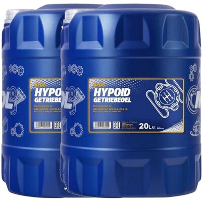 SCT GERMANY 2x20 Liter Getriebeöl Mannol Hypoid 80w-90 Api Gl 4/5ls: SCT GERMANY 2x20 Liter Getriebeöl Mannol Hypoid 80w-90 Api Gl 4/5ls: