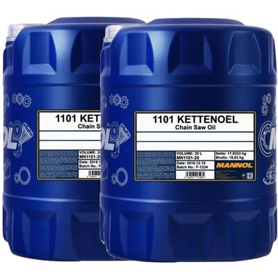 SCT GERMANY 2x20 Liter Mannol Kettenöl Sägekettenöl Haftöl Öl Motorsäge: SCT GERMANY 2x20 Liter Mannol Kettenöl Sägekettenöl Haftöl Öl Motorsäge: