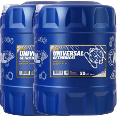SCT GERMANY 2x20 Liter Sae 80w-90 Mannol Universal Getriebeöl Schaltgetriebe/ Gl4: SCT GERMANY 2x20 Liter Sae 80w-90 Mannol Universal Getriebeöl Schaltgetriebe/ Gl4: