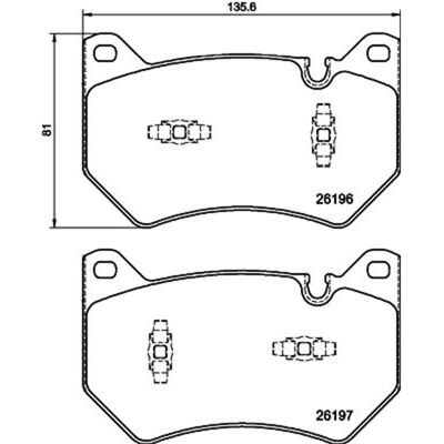 Hella Pagid Audi Q5 Vordachse Scheibenbremssatz Hella Pagid Audi Q5 Vordachse Scheibenbremssatz