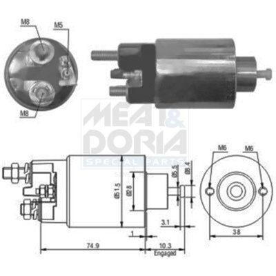 Meat & Doria Magnetschalter Starter Anlasser Passend Für Citroën Berlingo: Magnetschalter, Starter Bv Psh: 054000099136 Era: Zm993 Frankberg: 5481fb00 Meat & Doria Magnetschalter Starter Anlasser Passend Für Citroën Berlingo: Magnetschalter, Starter Bv Psh: 054000099136 Era: Zm993 Frankberg: 5481fb00