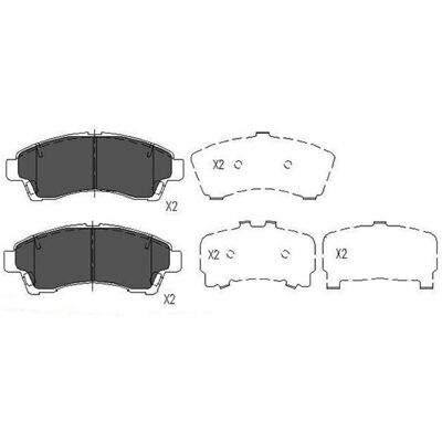 KAVO PARTS KBP-4534 Mazda Bremsbeläge mit Verschleißanzeige - Bremsbelagssatz KAVO PARTS KBP-4534 Mazda Bremsbeläge mit Verschleißanzeige - Bremsbelagssatz
