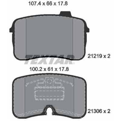 Textar Q+ Bremsbeläge Satz Vorderachse für Audi 100 200 A6 V8 - Bremsbeläge Textar Q+ Bremsbeläge Satz Vorderachse für Audi 100 200 A6 V8 - Bremsbeläge