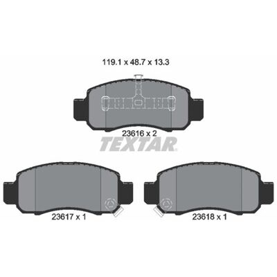 Textar Bremsbeläge Satz Vorderachse Passend Für Honda Insight 2361601: Bremsbelagsatz, Scheibenbremse A.b.s.: 37314 Ashika: 5004411 Blue Print: Adh242 Textar Bremsbeläge Satz Vorderachse Passend Für Honda Insight 2361601: Bremsbelagsatz, Scheibenbremse A.b.s.: 37314 Ashika: 5004411 Blue Print: Adh242