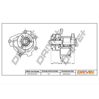 Alfa Romeo Chevrolet - Wasserpumpe mit Dichtung - Mechanische Kühlung Alfa Romeo Chevrolet - Wasserpumpe mit Dichtung - Mechanische Kühlung
