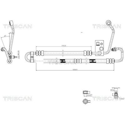 Triscan Hydraulikschlauch Servoschlauch Passend Für Bmw 5 8516 11004: Hydraulikschlauch, Lenkung Aic: 57681 Aic: 58455 Bmw: 32411096731 Bmw: 324110969 Triscan Hydraulikschlauch Servoschlauch Passend Für Bmw 5 8516 11004: Hydraulikschlauch, Lenkung Aic: 57681 Aic: 58455 Bmw: 32411096731 Bmw: 324110969