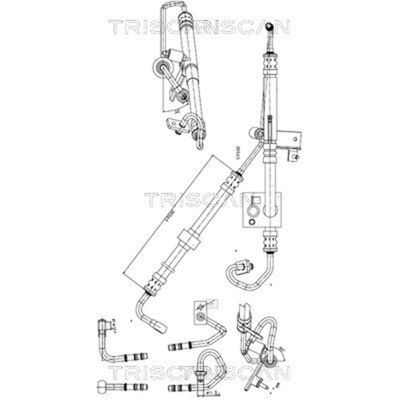 Triscan Hydraulikschlauch Servoschlauch Passend Für Mini Mini 8516 11015: Hydraulikschlauch, Lenkung Aic: 58452 Esen Skv: 10skv908 Frankberg: 5481fb00 Triscan Hydraulikschlauch Servoschlauch Passend Für Mini Mini 8516 11015: Hydraulikschlauch, Lenkung Aic: 58452 Esen Skv: 10skv908 Frankberg: 5481fb00