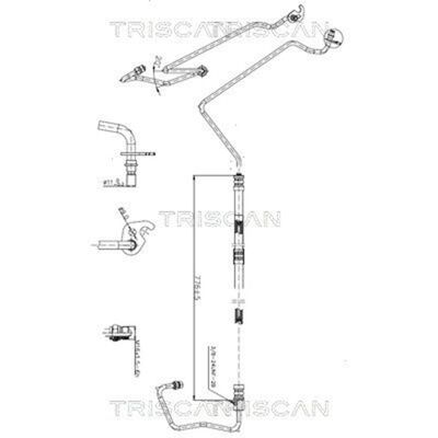 Triscan Hydraulikschlauch Servoschlauch Passend Für Ford Mondeo 8516 16020: Hydraulikschlauch, Lenkung Aic: 58539 Esen Skv: 10skv857 Ford: 1313456 For Triscan Hydraulikschlauch Servoschlauch Passend Für Ford Mondeo 8516 16020: Hydraulikschlauch, Lenkung Aic: 58539 Esen Skv: 10skv857 Ford: 1313456 For