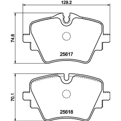 Hella Bremsbeläge Bremsbelag Satz Vorne Passend Für Bmw 2 X1 X2 Mini Cooper: Bremsbelagsatz, Scheibenbremse A.b.s.: 35041 Ashika: 50000171 Ate: 130460 Hella Bremsbeläge Bremsbelag Satz Vorne Passend Für Bmw 2 X1 X2 Mini Cooper: Bremsbelagsatz, Scheibenbremse A.b.s.: 35041 Ashika: 50000171 Ate: 130460