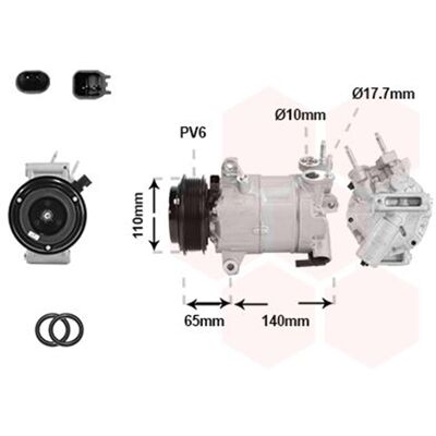 Van Wezel Klimakompressor 6vs14ic Passend Für Ford C-max Fiesta Focus Grand Kuga: Kompressor, Klimaanlage Acauto: Ac01vi044 Aks Dasis: 850339n Ava Cle Van Wezel Klimakompressor 6vs14ic Passend Für Ford C-max Fiesta Focus Grand Kuga: Kompressor, Klimaanlage Acauto: Ac01vi044 Aks Dasis: 850339n Ava Cle