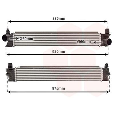 VAN WEZEL 17014713 Intercooler - Luft-Luft, Luft-Wasser, Peugeot Boxer, Fiat Ducato VAN WEZEL 17014713 Intercooler - Luft-Luft, Luft-Wasser, Peugeot Boxer, Fiat Ducato