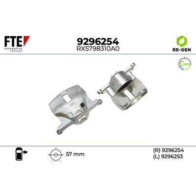 Fte Bremssattel Vorderachse Rechts Passend Für Sx4 S-cross Vitara 9296254: Bremssattel A.b.s.: 740822 Abakus: 13105652 Ashika: Cal1649rjm Brembo: F790 Fte Bremssattel Vorderachse Rechts Passend Für Sx4 S-cross Vitara 9296254: Bremssattel A.b.s.: 740822 Abakus: 13105652 Ashika: Cal1649rjm Brembo: F790