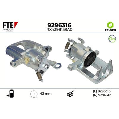Fte Bremssattel Hinterachse Links Passend Für Fiat Freemont 9296316: Bremssattel A.b.s.: 630701 Ashika: Cal580ljm Brembo: F23206 Budweg Caliper: 34493 Fte Bremssattel Hinterachse Links Passend Für Fiat Freemont 9296316: Bremssattel A.b.s.: 630701 Ashika: Cal580ljm Brembo: F23206 Budweg Caliper: 34493