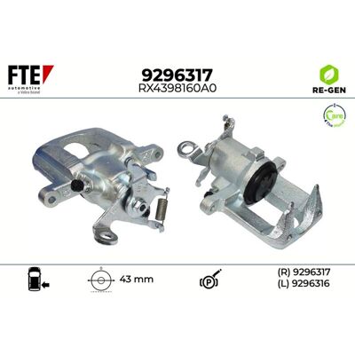 Fte Bremssattel Hinterachse Rechts Passend Für Fiat Freemont 9296317: Bremssattel A.b.s.: 630702 Ashika: Cal580rjm Brembo: F23207 Budweg Caliper: 3449 Fte Bremssattel Hinterachse Rechts Passend Für Fiat Freemont 9296317: Bremssattel A.b.s.: 630702 Ashika: Cal580rjm Brembo: F23207 Budweg Caliper: 3449