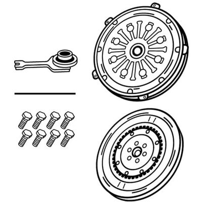 VALEO 855308 - Kupplungssatz mit Zweimassenschwungrad für Hyundai/Kia VALEO 855308 - Kupplungssatz mit Zweimassenschwungrad für Hyundai/Kia