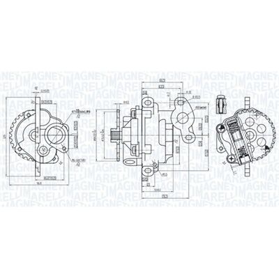 Magneti Marelli Öl- pumpe - Motorölversorgung Magneti Marelli Öl- pumpe - Motorölversorgung