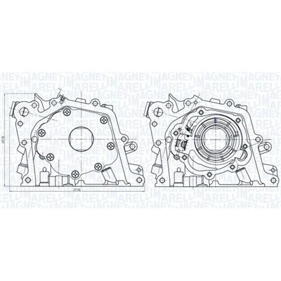 MAGNETI MARELLI OP0075 Ölpumpe - OEM Ford Volvo MAGNETI MARELLI OP0075 Ölpumpe - OEM Ford Volvo