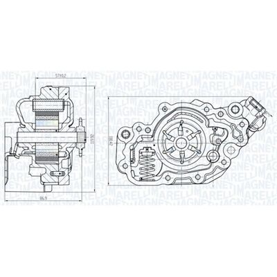 MAGNETI MARELLI 351516000082 - Ölölpumpe MAGNETI MARELLI 351516000082 - Ölölpumpe