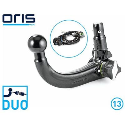 Acps-oris Abnehmbare Anhängerkupplung + 13-pol. E-satz Passend Für Vw Touareg Cr: Acps-oris Abnehmbare Anhängerkupplung + 13-pol. E-satz Passend Für Vw Touareg Cr: