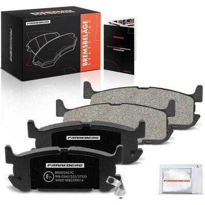 Frankberg Bremsbeläge Satz Hinten Passend Für Mazda Mx-5: Bremsbelagsatz, Scheibenbremse A.b.s.: 37190 Ackoja: A320130 Ashika: 5103345 Ate: 1304605732 Frankberg Bremsbeläge Satz Hinten Passend Für Mazda Mx-5: Bremsbelagsatz, Scheibenbremse A.b.s.: 37190 Ackoja: A320130 Ashika: 5103345 Ate: 1304605732