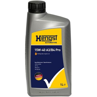 HENGST FILTER 1l Hengst 15w-40 A3/b4 Pro Motoröl Passend Für Acea A3-02 Acea A3/b3-04 Acea: HENGST FILTER 1l Hengst 15w-40 A3/b4 Pro Motoröl Passend Für Acea A3-02 Acea A3/b3-04 Acea: