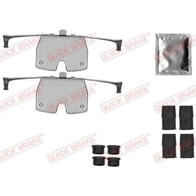 Quick Brake Montage-satz Bremsbeläge Zubehör Vorne Passend Für Bmw 5 6 7 109-1: Quick Brake Montage-satz Bremsbeläge Zubehör Vorne Passend Für Bmw 5 6 7 109-1: