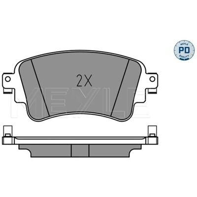 Meyle 8W0698451R Hinterachse Bremsbeläge - Bremssystem Meyle 8W0698451R Hinterachse Bremsbeläge - Bremssystem