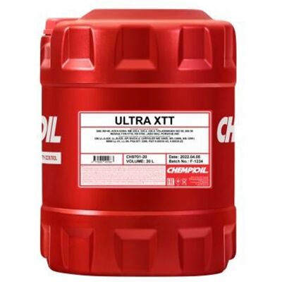 Chempioil Ultra XTT 5W-40 Motoröl - Synthetisch, 20L, Für Mehrere Marken Chempioil Ultra XTT 5W-40 Motoröl - Synthetisch, 20L, Für Mehrere Marken
