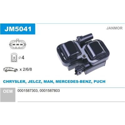 Janmor Modell JM5041 Zündspule - Zündspule Janmor Modell JM5041 Zündspule - Zündspule