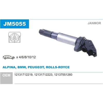 Janmor Zündspule Passend Für Alpina B7 Bmw 1 3 5 6 7 X3 X5 Z3 Z4 Peugeot 308: Zündspule Bmw: 12131712219 Bmw: 12131712223 Bmw: 12137551260 Abakus: 122 Janmor Zündspule Passend Für Alpina B7 Bmw 1 3 5 6 7 X3 X5 Z3 Z4 Peugeot 308: Zündspule Bmw: 12131712219 Bmw: 12131712223 Bmw: 12137551260 Abakus: 122