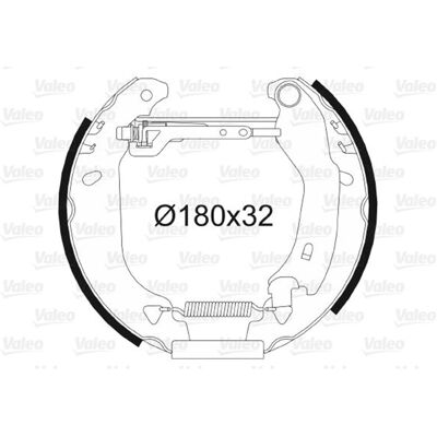 Valeo Bremsbacken 180mm Radbremszylinder Vormontiert Passend Für Fiat Tempra Tip: Bremsbackensatz Fiat: 71740715 Lancia: 71740715 Valeo: 554674 Valeo Bremsbacken 180mm Radbremszylinder Vormontiert Passend Für Fiat Tempra Tip: Bremsbackensatz Fiat: 71740715 Lancia: 71740715 Valeo: 554674