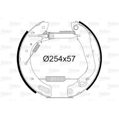 Valeo Bremsbacken 254mm Radbremszylinder Vormontiert Passend Für Ford Maverick N: Valeo Bremsbacken 254mm Radbremszylinder Vormontiert Passend Für Ford Maverick N: